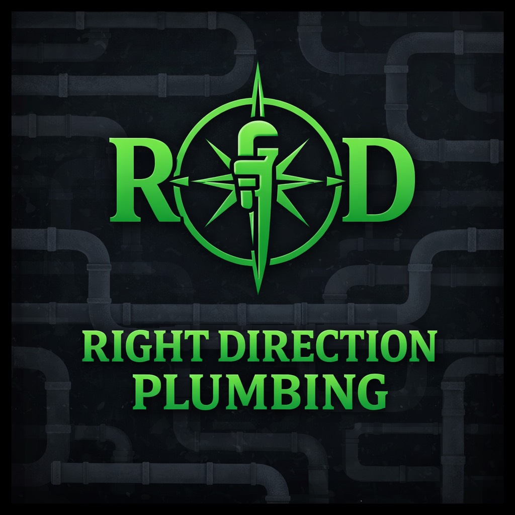 Right Direction Plumbing - Tacoma and Seattle plumber logo
